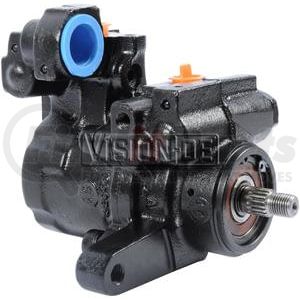 990-0210 by VISION OE - Remanufactured Power Steering Pump, Cast Iron, 2 Mounting Holes