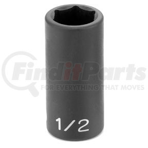 1016SD by GREY PNEUMATIC - 3/8" Drive x 1/2" Semi-Deep Impact Socket