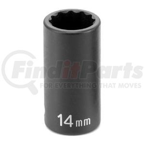 1114MSD by GREY PNEUMATIC - 3/8" DR X 14MM SEMI-DEEP - 12