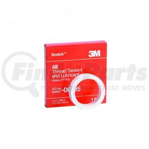 3M 06192 Thread Sealant Tape Thread Sealant Tape - 1/4 in Width x 260 in Length