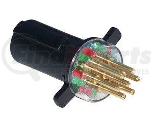 7865L by INNOVATIVE PRODUCTS OF AMERICA - 7-Way Round Pin Tractor Trailer Circuit Tester