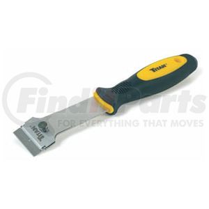 12030 by TITAN - Single Edge Razor Blade Scraper, TPR Comfort Grip Handle, Includes One Extra Heavy Duty Blade