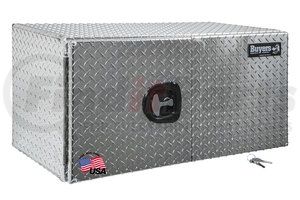 1705205 by BUYERS PRODUCTS - 18x18x36 Inch Diamond Tread Aluminum Underbody Truck Box - Double Barn Door, 3-Point Compression Latch