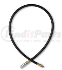 L2235 by LEGACY MFG. CO. - 36" Steel Braid Rubber Grease Hose w/ 4-Jaw Coupler and 1/8" MNPT ends