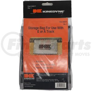 Kinedyne 80017 Accessory Storage Bag Logistic Strap Storage Bag, Grey High Strength Vinyl, 24 x 14 Inches, Series E or A