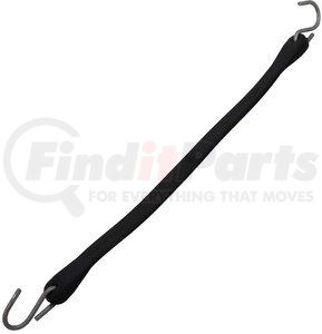 2215NR by KINEDYNE - Tarp Tie - 15" Length, Natural Rubber, Tempered Steel Silver S-Hook