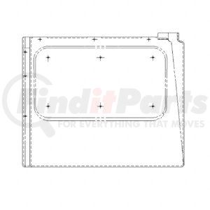 18-23408-003 by FREIGHTLINER - Dash Cover - Lower, for Freightliner FLD120 and Classic Models