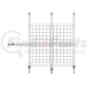 Freightliner A18-51151-001 Sleeper Bunk Restraint Assembly Sleeper Bunk Restraint Assembly - 40 Bunk, 70 Inch Sleeper Cab
