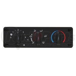 A22-57054-007 by FREIGHTLINER - HVAC Control Module - A/C Control Head, 3 Knob, 4 Mounting Holes