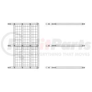 Freightliner A22-43696-000 Sleeper Bunk Restraint Assembly BUNK RESTRAINT CURT