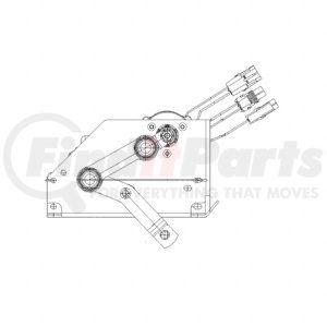 A22-45492-001 by FREIGHTLINER - Windshield Wiper Motor - Electric, FLD, 12 V