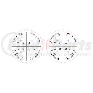 W22-00013-039 by FREIGHTLINER - GAUGE-AIR PRESS,4N1,OP/CT,POL