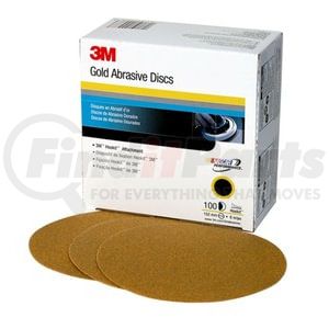 3M 00983 Sanding Disc 75-Pieces Hookit Paper Disc, 6 in, P80 Grit, Aluminum Oxide, Hook & Loop Mounting
