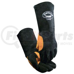 1449 by CAIMAN - Welding Gloves - Large, Black - (Pair)