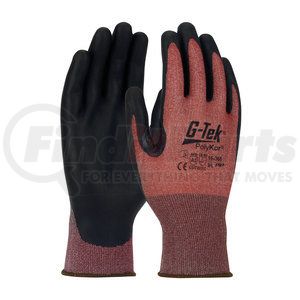 16-368/L by G-TEK - PolyKor® X7™ Work Gloves - Large, Burgundy - (Pair)