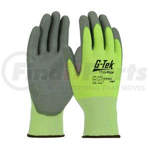 16-645LG/XS by G-TEK - PolyKor® Work Gloves - XS, Hi-Vis Yellow - (Pair)