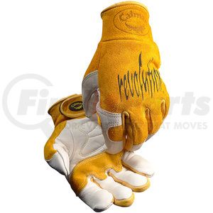 1828-5 by CAIMAN - Welding Gloves - Large, Gold - (Pair)