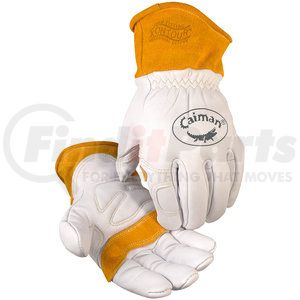 1871-3 by CAIMAN - Welding Gloves - Small, Natural - (Pair)