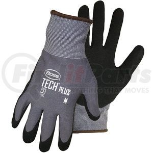 1UH7830S by BOSS - Tech Plus Work Gloves - Small, Gray - (Pair)