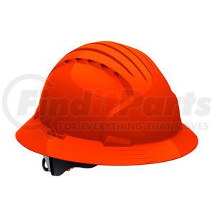 280-EV6161-OR by JSP - Evolution® Deluxe 6161 Hard Hat - Oversize-small, Neon Orange - (Pair)