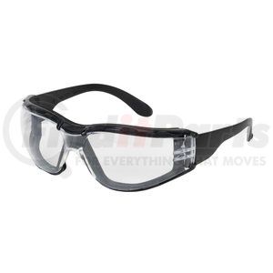 250-01-F020 by BOUTON OPTICAL - Zenon Z12™ Foam Safety Glasses - Oversize-small, Black - (Pair)