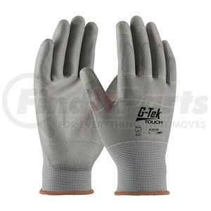 33-GT125/M by G-TEK - Touch Work Gloves - Medium, Gray - (Pair)