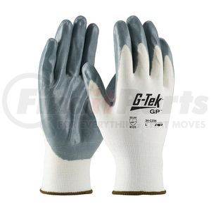 34-C234/M by G-TEK - GP Work Gloves - Medium, White - (Pair)