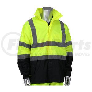 353-1200LY-2X/3X by FALCON - Viz™ Safety Jacket - 2XL-3XL, Hi-Vis Yellow