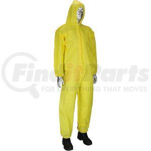 3678B/L by WEST CHESTER - Posi-Wear® UB Plus™ Coveralls - Large, Yellow - (Case/25 each)