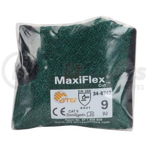 34-8743V/M by ATG - MaxiFlex® Cut™ Work Gloves - Medium, Green - (Pair)