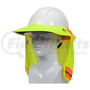 396-801FR-YEL by EZ-COOL - Helmet Visor Tear-Off - Oversize-Small, Hi-Vis Yellow