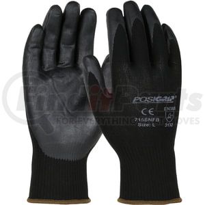 715SNFB/XXL by WEST CHESTER - PosiGrip® Work Gloves - 2XL, Black - (Pair)