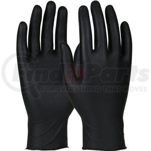 84-504 by QRP - Qualatrile® Disposable Gloves - Large, Black - (Case / 1000 Gloves)