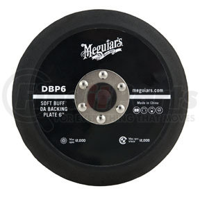 DBP6 by MEGUIAR'S - Meguiar's® 6" DA Backing Plate – Pair With Foam or Microfiber Pads for Dual Action Polishing – DBP6