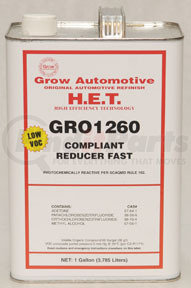 1260-1 by GROW AUTOMOTIVE - Zero VOC Fast Urethane Recucer, Gallon