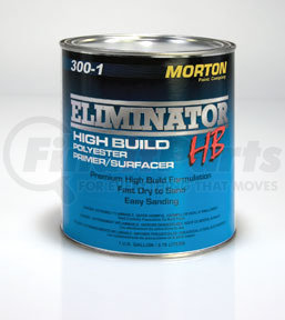 300-1 by U. S. CHEMICAL & PLASTICS - Eliminator High Build Polyester Primer, Gray, Gallon