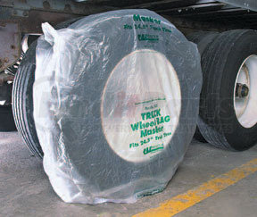 169 by RBL PRODUCTS - Plastic Wheel Bag Maskers, 24.5", 50/Box