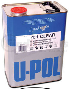 UP2882 by U-POL PRODUCTS - 4:1 Universal Clearcoat, Clear, 8lbs