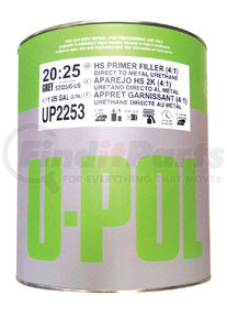 UP2253 by U-POL PRODUCTS - 4:1 High Build Primer, Gray, 128oz