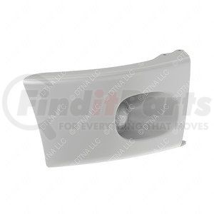 2126517009 by FREIGHTLINER - Bumper End - Right Hand, Plastic, Painted, Argent Silver, Polycarbonate/Polyester