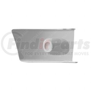 21-27739-000 by FREIGHTLINER - Bumper End - Left Side, Polycarbonate/Polybutylene Terephthalate, Silver