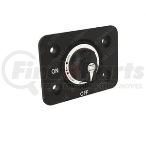 A06-88420-001 by FREIGHTLINER - Battery Disconnect Switch - Positive Cut Off, Dual, Red LED, Black Switch