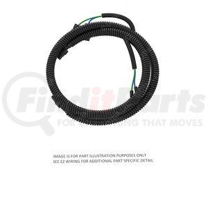 A06-64750-000 by FREIGHTLINER - Trailer to Receptacle Main Wiring Harness - J560 7-Way, Back of Cab