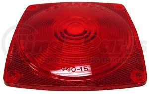440-15 by PETERSON LIGHTING - 440-15 Combination Tail Light Replacement Lens - Stop & Tail Lens