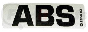 2954 by PETERSON LIGHTING - ABS STICKER, 4"