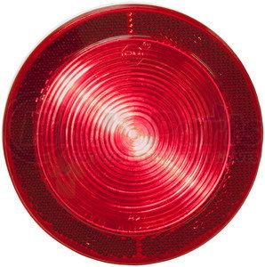 827KR by PETERSON LIGHTING - 827 4" Round LED Stop, Turn and Tail Lights with Reflex - Red with Reflex Kit