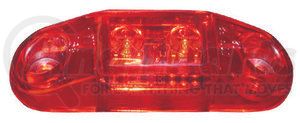 M168R-MV by PETERSON LIGHTING - 168A/R Series Piranha&reg; LED Slim-Line Mini Clearance and Side Marker Lights - Red, Multi-Volt