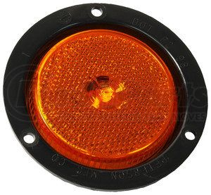 M175FA by PETERSON LIGHTING - 175 2.5" LED Clearance/Side Marker with Reflex - Amber Flange Mount