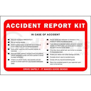 1046 by JJ KELLER - Accident Report Kit in Envelope - No Camera - Standard Kit