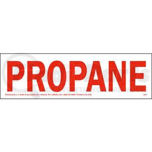 1421 by JJ KELLER - Propane Label - 10" x 3"